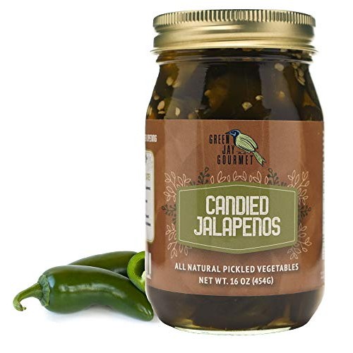 Green Jay Gourmet Pickled Candied Jalapeños In A Jar - Fresh Han