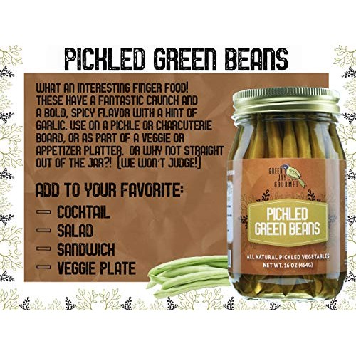 Green Jay Gourmet Pickled Green Beans In A Jar - Fresh Hand Jarr