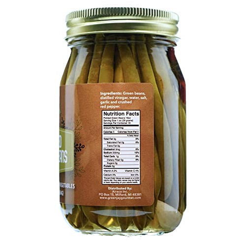 Green Jay Gourmet Pickled Green Beans In A Jar - Fresh Hand Jarr