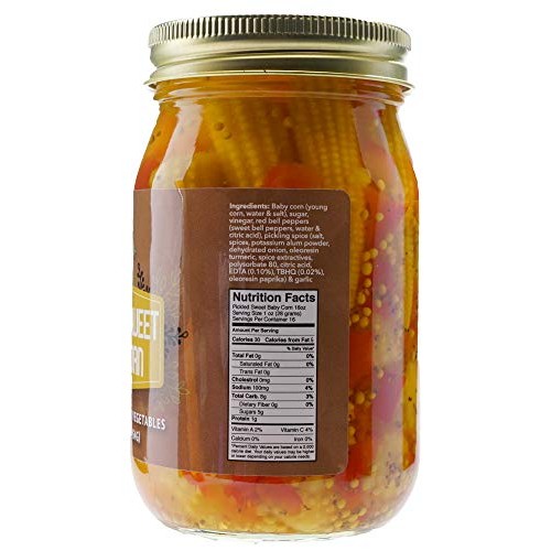 Green Jay Gourmet Pickled Sweet Baby Corn In A Jar - Fresh Hand