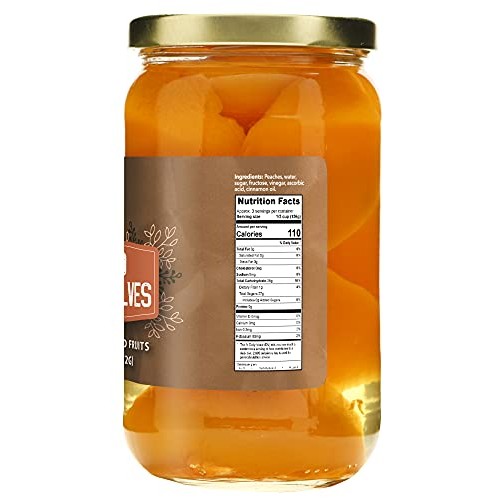 Green Jay Gourmet Spiced Peaches In A Pint Jar - Fresh Hand Jarr