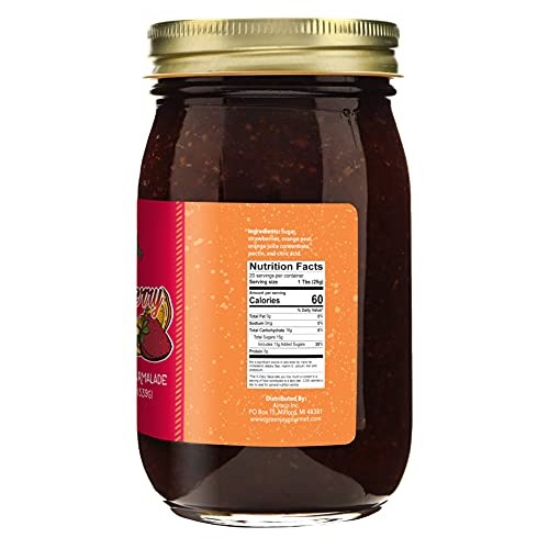 Green Jay Gourmet Strawberry Orange Marmalade – All-Natural Stra