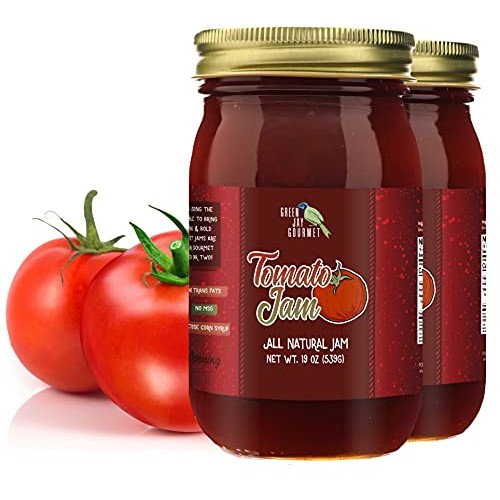 Green Jay Gourmet Tomato Jam - Tomato Ketchup Alternative - Prem...