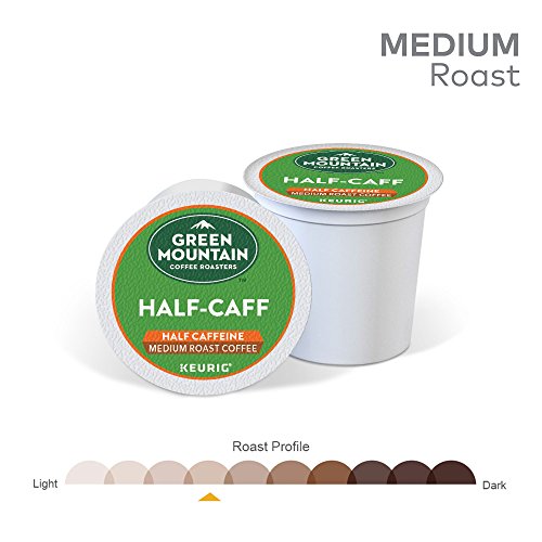 Green Mountain Coffee Half-Caff Keurig K-Cups Coffee, 12 Count