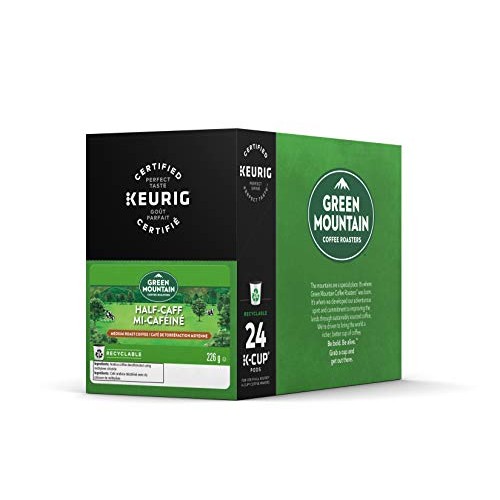 Green Mountain Coffee Roasters Half-Caff, Single Serve Coffee K-