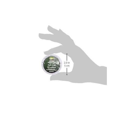 Green Mountain Coffee Roasters Half-Caff, Single Serve Coffee K-