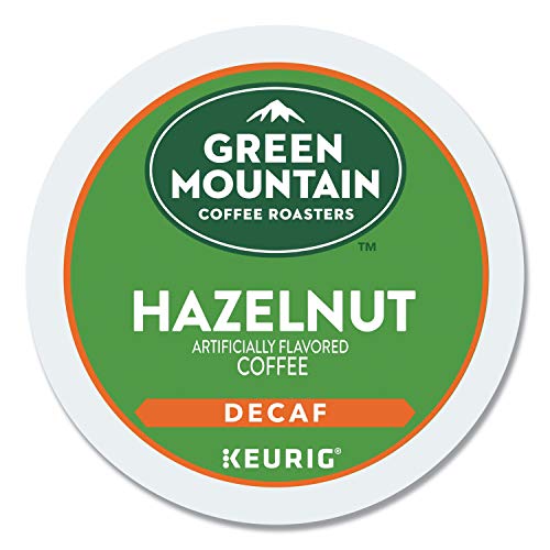 Green Mountain Coffee Hazelnut Decaf, Light Roasted, K-Cup Porti
