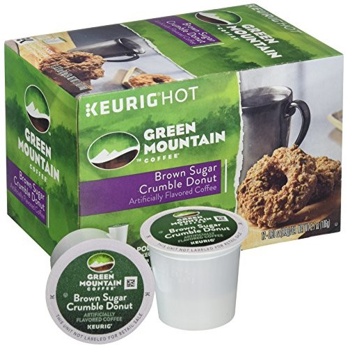 Green Mountain Coffee Keurig K-Cups, Brown Sugar Crumble Donut,