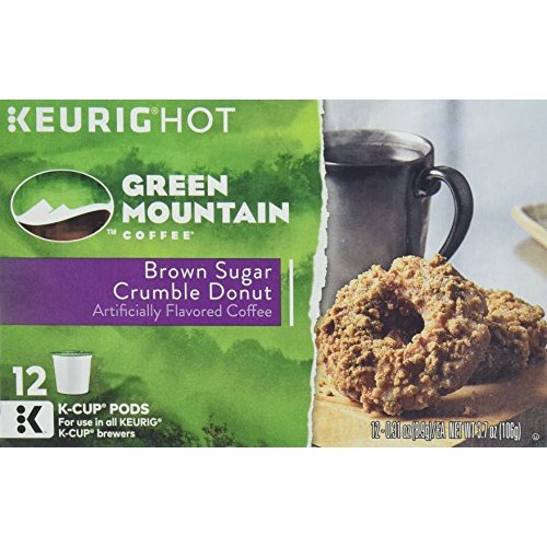 Green Mountain Coffee Keurig K-Cups, Brown Sugar Crumble Donut,