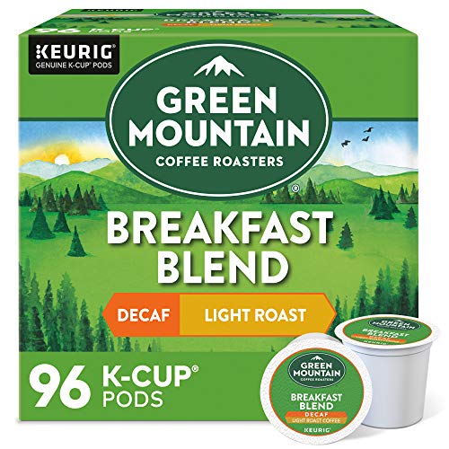 Green Mountain Coffee Roasters Breakfast Blend Decaf, Single-Ser