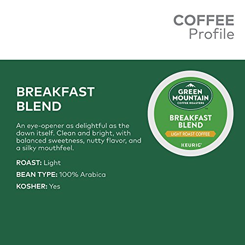 Green Mountain Coffee Roasters Breakfast Blend, Single-Serve Keu