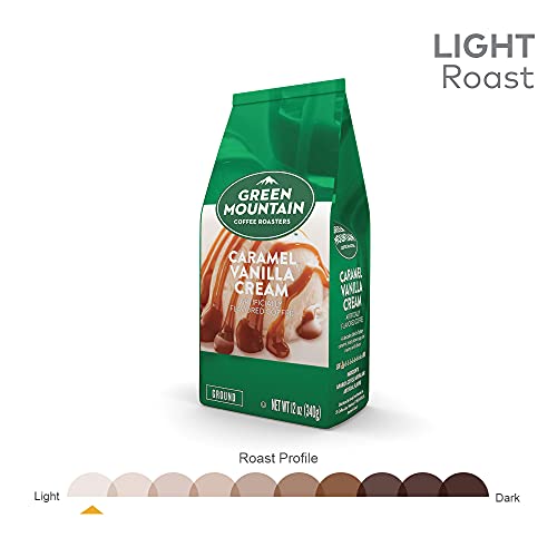 Green Mountain Coffee Roasters Caramel Vanilla Cream, Ground Cof