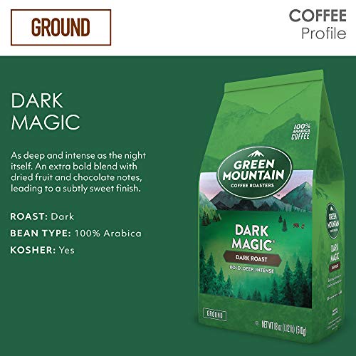 Green Mountain Coffee Roasters Dark Magic, Ground Coffee, Dark R