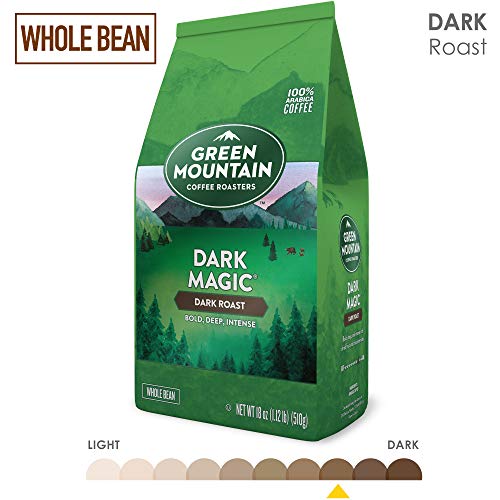 Green Mountain Coffee Roasters Dark Magic, Whole Bean Coffee, Da