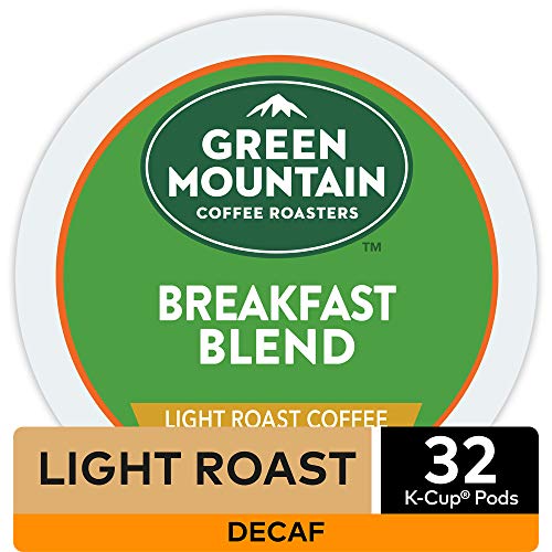 Green Mountain Coffee Roasters Decaf Breakfast Blend , Single-Se
