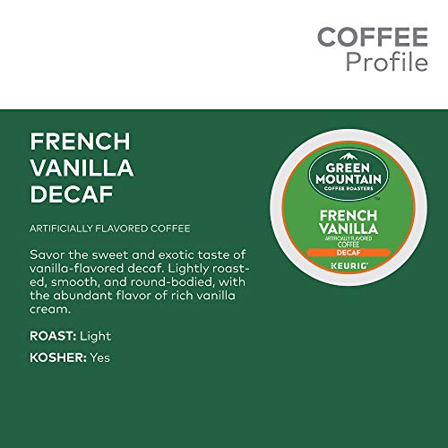 Green Mountain Coffee Roasters French Vanilla Decaf, Single-Serv