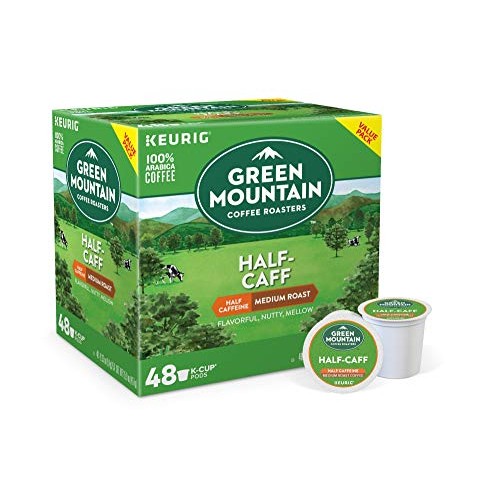 Green Mountain Coffee Roasters Half Caff, Single-Serve Keurig K-