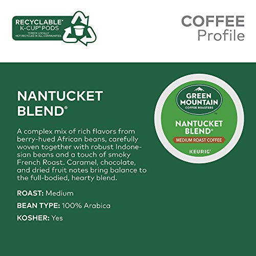 Green Mountain Coffee Roasters Nantucket Blend, Single-Serve Keu