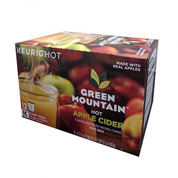 GREEN MOUNTAIN Hot Apple Cider K-Cup, 12 Count Pack of 1 net w...