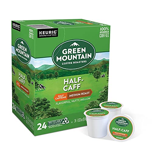 Keurig, Green Mountain Coffee, Half-Caff, 24 K-Cup Packs For Keu