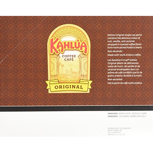Timothys Kahlua Coffee 1 Box Of 24 K-Cups