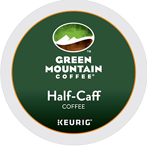 Green Mountain Coffee K-Cup, Half-Caffeine, 12-Count