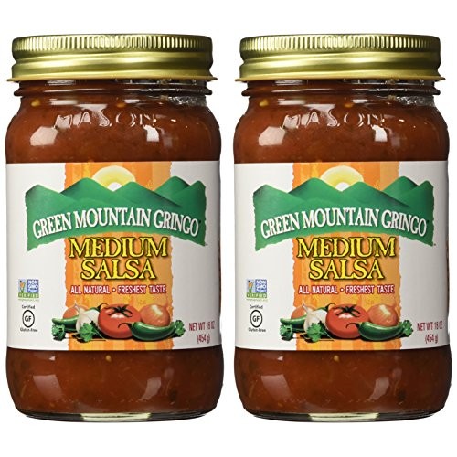 Green Mountain Gringo Salsa, Medium, 16 Oz Pack Of 2