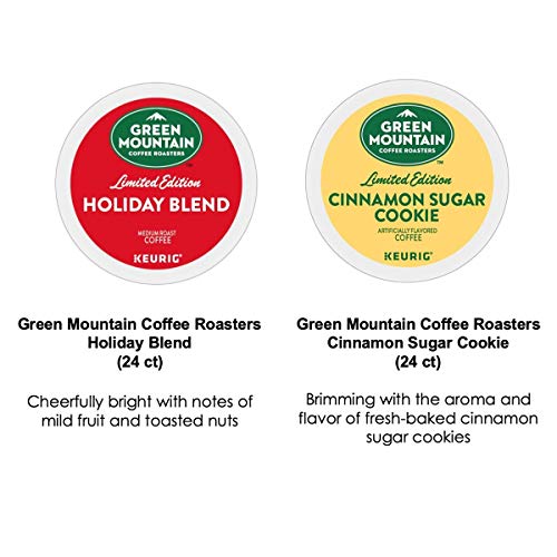 Green Mountain Cinnamon Sugar Cookie And Holiday Blend K-Cups Co