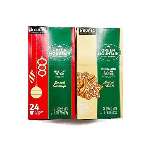 Green Mountain Cinnamon Sugar Cookie And Holiday Blend K-Cups Co