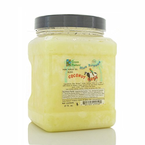 Green Pastures Blue Breeze Organic Coconut Ghee - 27 Oz Green