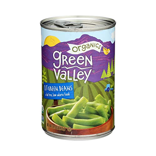 Green Valley, Green Beans Cut Organic, 14.5 Ounce