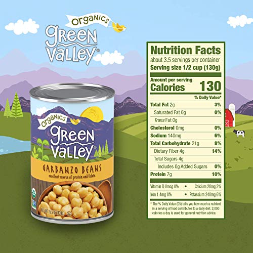 Green Valley Organics Garbanzo Beans | Certified Organic, Non-Gm