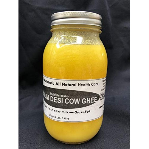 32Oz/ 2Lb Premium Organic Cow Ghee Grass-Fed Clarified Butter No