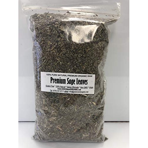 Organic Premium Quality Dried Sage Leaves Salvia Officinalis 4Oz