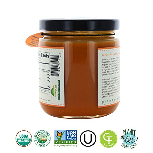 Greenbow Organic Honey With Turmeric - 100% Usda Certified Organ