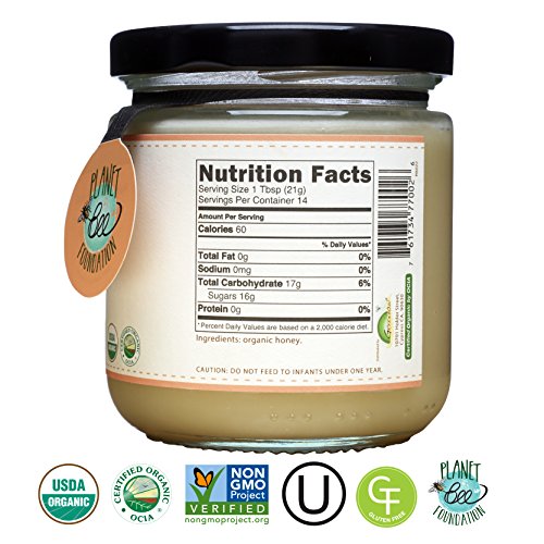 Greenbow Organic Honey - 100% Usda Certified Organic, Gluten Fre