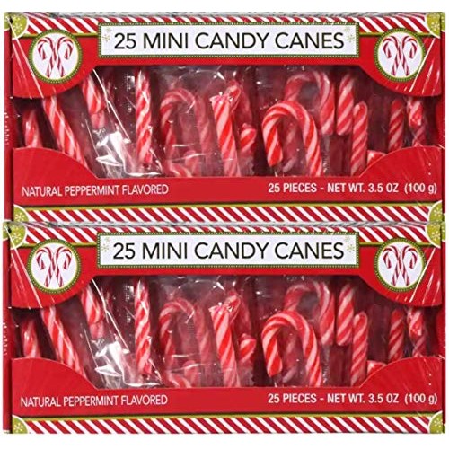 Peppermint Candy Cane Minis Pack Of 2 4.2 Oz