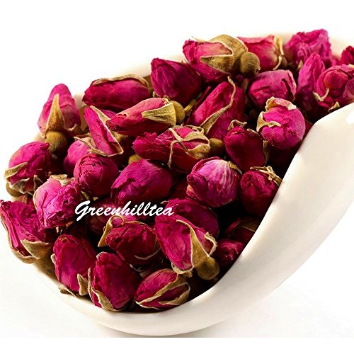 Greenhilltea Premium Dried Rose Buds Rosebud Flower Herb Loose L