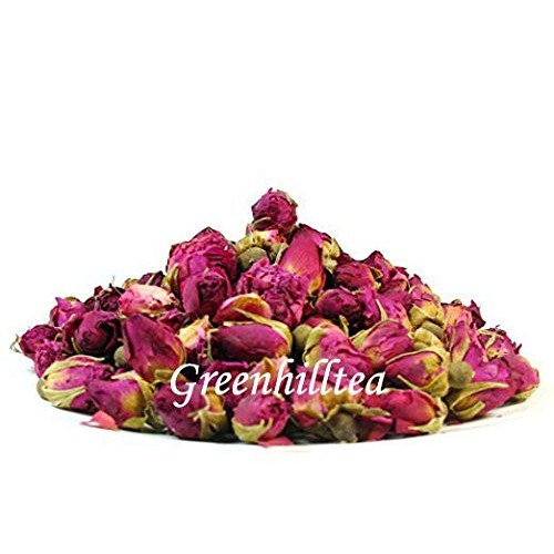 Greenhilltea Premium Dried Rose Buds Rosebud Flower Herb Loose L