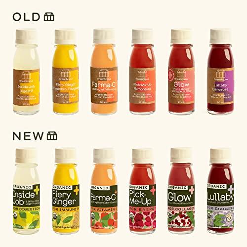 Greenhouse Juice Organic Lullaby Booster Shots 12 Count 60ml G...
