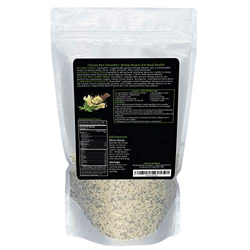 Greenive - Hemp Hearts - Hulled Hemp Seeds - Protein + Fiber - E