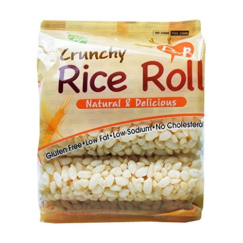 GreenLife Crunchy Rice Roll Snack, 2.7oz per Pack, 6 Packs, Glut...