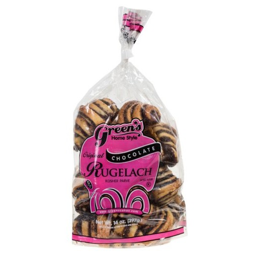 Greens Bakery Chocolate Rugelach Kosher Pastry - 14 Oz.