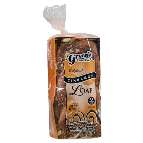 Greens Bakery Kosher Cinnamon Loaf Babka - 14 Oz.