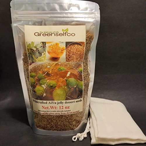 Fig Aiyu Jelly Seeds 12 Oz + 1 Unbleach Reusable Cheesecloth F