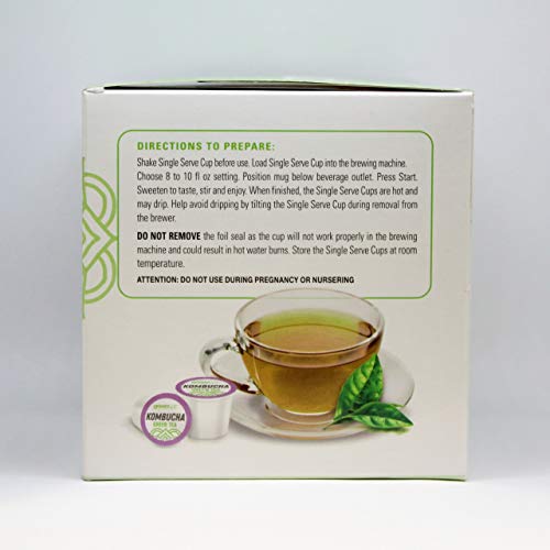 Greenside Kombucha Green Tea – Herbal Antioxidant Probiotic - 10