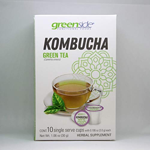 Greenside Kombucha Green Tea – Herbal Antioxidant Probiotic - 10