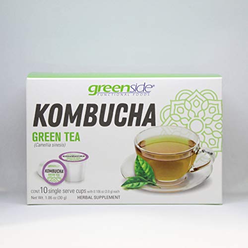 Greenside Kombucha Green Tea – Herbal Antioxidant Probiotic - 10