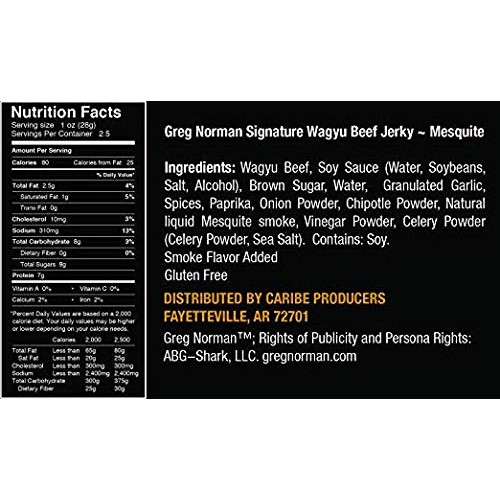 Greg Norman Signature Wagyu Beef Jerky - Variety 2Oz Duo Pack - Greg Norman Signature Wagyu Beef Jerky - Variety 2Oz Duo Pack -