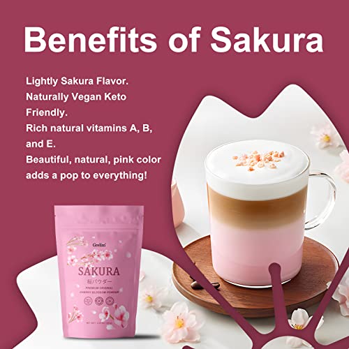 GRELIM Sakura Powder Premium Original Cherry Blossom Powder for ...